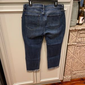 Ladies Jeans, crop,  Boyfriend size 12